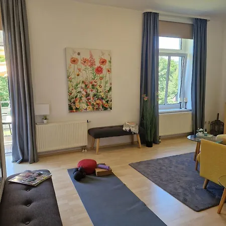 Apartment Landgräfin Im Herrenhaus Carolinenhof - Ruhe - Yoga Im Park *